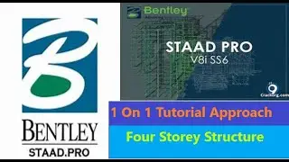 STAAD Tutorial 01, 4 Storey Building