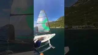 Water, wind & foiling, nothing else needed. #foiling #sailing