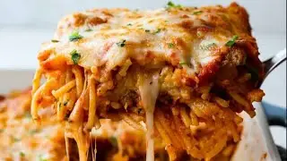 Brenda Lee's Baked Spaghetti for dinner #cookingchannel #cooking #spaghetti 