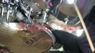 Anonymous Drummer Drumming on Stage