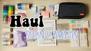 Haul de papeler&iacute;a Shein y Amazon | By Ale✨🤍