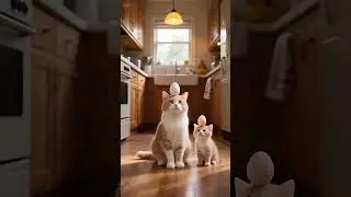 Talented Cats Balancing Eggs! 🐱🥚