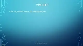 Editing with VIM- VIM diff