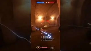 Star Wars Battlefront II BB8 vs BB9e the cable dance