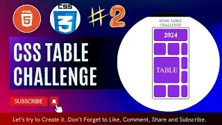 Part 2:🔥 Mastering CSS Table Design Challenge! 🚀 | #akshdesai #css #frontendwebdeveloper