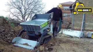 Mini-bagr.cz Mini dumper MCH 560sc intro  #minidumper  #trailer