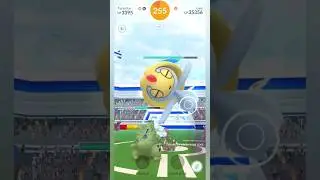 One minute of Uxie Raid in Pok&eacute;mon GO