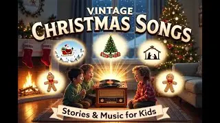 Vintage Christmas Songs for Kids | Classic Holiday Adventure Stories & Music 🎄