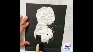 How about this fluffy snowman..A super fun winter activity for preschoolers and kindergarteners..