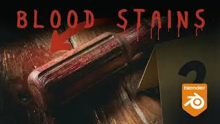 Blood Stains on any texture (Blender Tutorial)