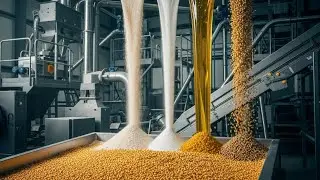 How Corn Is Processed in Factories? | Starch, Oil & Animal Feed Explained.