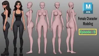 Учебное пособие по Autodesk Maya, эпизод 5: бесшовное слияние головы и тела и профессиональное мо...