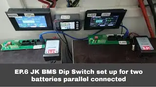 EP.6 Setare pini DIP Switch la JK BMS pentru comunicare la legarea bateriilor in paralel