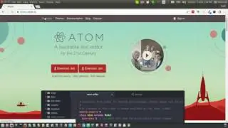 Atom IDE for django development