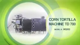 Corn Tortilla Machine TD700 - Tortilla Depot