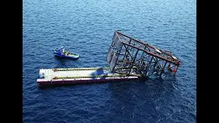 Offshore Jacket Installation Animation | Offshore Animation