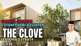 Gamuda Gardens - The Clove Corner Unit 45&rsquo; x 46&rsquo; [ Cluster Park Homes ] Walkthrough