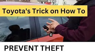 Toyota предлагает трюк с брелоком, который поможет предотвратить кражу и сэкономить заряд аккумул...