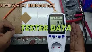 Watt meter  alat Pengukur daya Listrik rumah  | Bisa untuk Servis Laptop dan Komputer