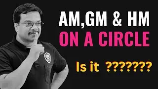 AM , GM and HM on a circle