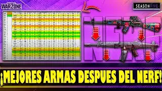 🛑❗ NERF ❗🛑 QUE LE PASO A LA KRIG 6 Y A LA TYPE 63 🤔 LISTA DE MEJORES ARMAS 😲 EN WARZONE TEMPORADA 5🔥