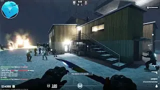 CS2 Zombie Escape ze_winter_warehouse_p On GFL