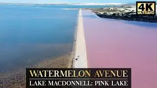 Lake MacDonnell South Australia 4K | Drone Footage Scenic Video with Music | Pink Lake Australia