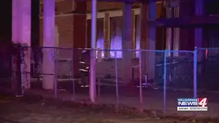 Firefighters investigating blaze at abandoned school building