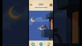 Nightmare Puzzle: The Unknown - Level 13 - Help the Girl land safely.