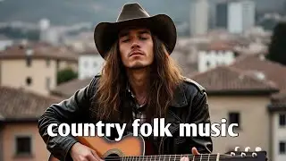 🔴 Live Calm Country Folk Instrumental Music for Relaxing , Reading and Focus
