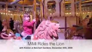 091230 Mimi rides the carousel