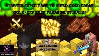 Starter Gold Farm Tutorial For Minecraft 1.19 | Easy to build | #minecraft | #minecraftsurvival