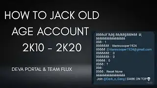 How to jack old age account 💀🙌🏻