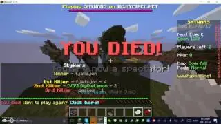 I AM WOOD - VICTORY! - Skywars (TROLL)