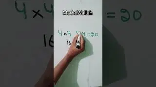 4 4 4 4 = 20 | Beautiful Mathematics Problem #viral #foryou #maths