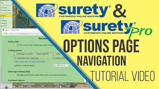 Navigating the Options Page