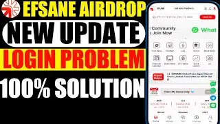 Efsane airdrop/ new update/ login problem 100%solution/