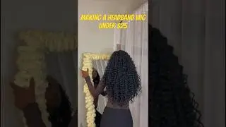 Make a headband wig with me :)    #fyp #headbandwig #protectivestyles #diywig #wig #headbandwigs