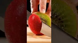 Micro‑Velvet Fruit Slice &mdash; Mesmerizing ASMR #ASMR #Macro #Knife