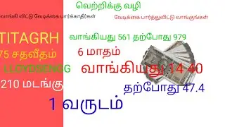 TITAGRH   LLOYDSENGG  THIS WEEK SHARE  INSDE