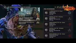 Warframe Steel Path Incursion Lua (Grimaldi) Mission Mobile Defense level 125-130