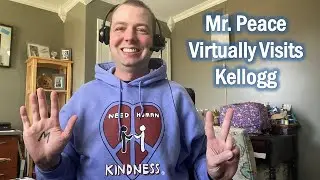 Mr. Peace Virtually Visits Kellogg Elementary School in Goleta, California