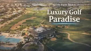 North Palm Beach Country Club and Golf Course aerial view