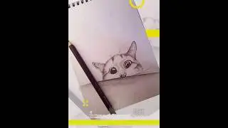 Hiding Cat..#shorts #viral #drawing