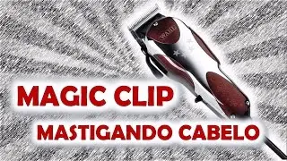 Magic Clip (Wahl) mastigando cabelo