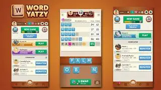 Word Yatzy (-by FunCraft Games) - free online word puzzle game for Android and iOS - gameplay.