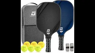 GARYE Pickleball Paddles Set of 2, USAPA Approved Carbon Fiber Pickleball Set