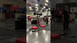 270lbs log press for 5 reps in competition.