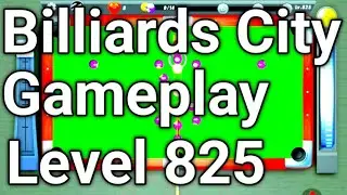 Pooking billiards city gameplay level 825 android game 8 ball pool city 