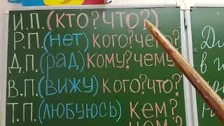 Определяем падежи. 4 класс